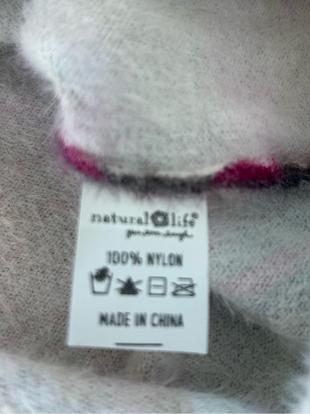 Natural Life Floral Cashmere Like Oversized Sweater Womens SZ X-Large Cozy Soft - Picture 8 of 8
